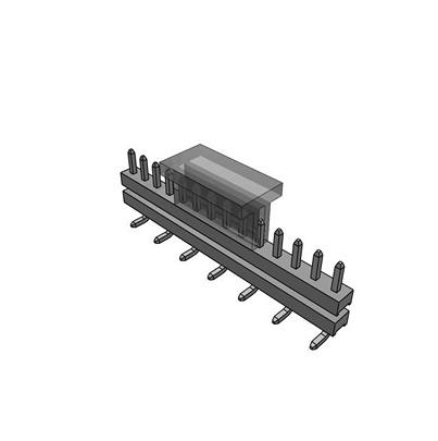 TW-14-02-T-S-200-SM-P-TR Samtec TW Series Vertical Surface Mount PCB Header, 14 Contact(s), 2mm Pitch, 1 Row(s), Unshrouded