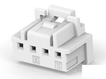 1-2232979-4 TE Connectivity, 1-2232979 Plug Connector Housing, 2mm Pitch, 4 Way, 1 Row Vertical