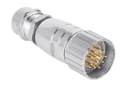 CSS-19-0 Turck CSS Series, 19 Pole Cable Mount Connector Socket, IP65, Male Contacts, Threaded Mating