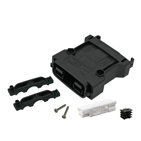 SBSX75A-6AUX-REC-KIT-WHT Anderson Power Products SBSX Heavy Duty Power Connector Housing, 2 Contacts
