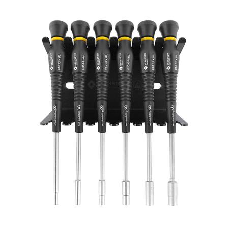 6-610 Bernstein  2.0 → 5.5 Hex Socket Wrench with Plastic Handle, 125 Overall