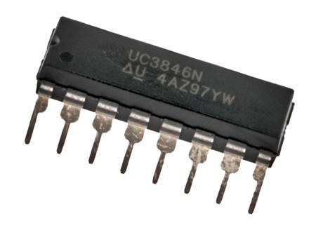 UC3846N Texas Instruments , Dual PWM Controller, 500 kHz 16-Pin, PDIP