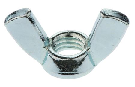 521-894 35mm Bright Zinc Plated Steel Wingnut, M10