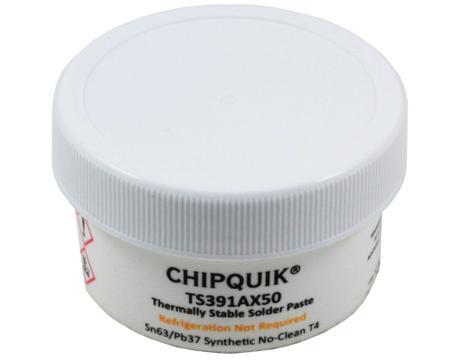 TS391AX50 CHIPQUIK Thermally Stable Solder Paste No Solder Paste, 50g Jar