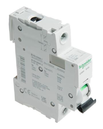 A9F53106 Acti 9 iC60H MCB Mini Circuit Breaker 1P, 6 A, 10 KA, Curve B