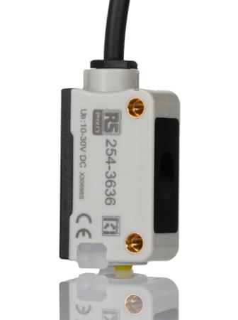 254-3636 RS PRO Time Of Flight Photoelectric Sensor, Rectangular Sensor, 3 m Detection Range