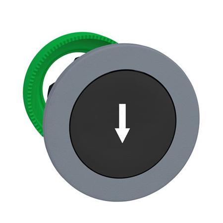 ZB5FA335C0 Schneider Electric Harmony Series Black Push Push Push Button Head, 30.5mm Cutout, IP66, IP67