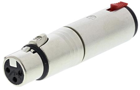 NA3FJ Neutrik AV Adapter, Female 1/4 in Stereo to Female XLR