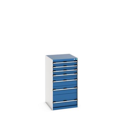 40027037-11V Bott 7 Cabinet, Steel, 1200mm x 750mm x 650mm, Blue