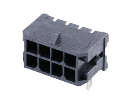 430450807 Molex 43045 Series Right Angle Surface Mount PCB Header, 8 Contact(s), 3 mm Pitch, 2 Row, Shrouded