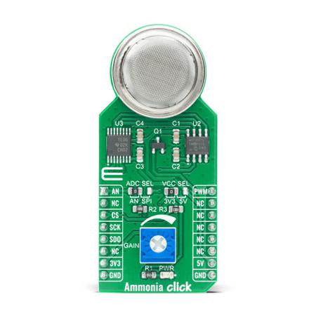 MIKROE-4151 MikroElektronika Ammonia Click Gas Sensor for MQ-137 MQ-137