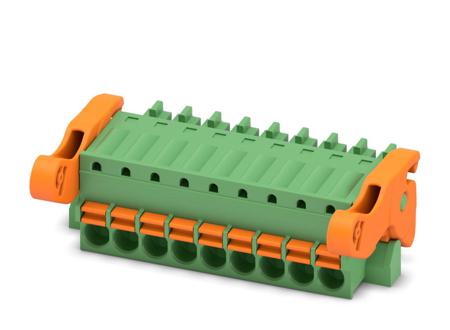 1817301 Phoenix Contact, 3.5mm Pitch, FK-MCP 1.5/ 9-ST-3.5-LR, 9 Way, , Pluggable Terminal Block, Plug, Cable Mount, Spring