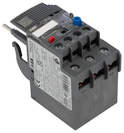 1SAZ721201R1031--TF42-2-3 ABB Thermal Overload Relay - 1NO + 1NC, 1.7 → 2.3 A F.L.C, 2.3 A Contact Rating, 2 W, 3P