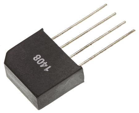 VS-2KBP04 Vishay , Bridge Rectifier, 2A 400V, 4-Pin D 44