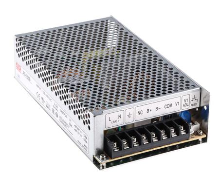 AD-155B MEAN WELL Switching Power Supply, , 27.1 V dc, 27.6 V dc, 5 A, 500 mA, 151.5W, Dual Output, 124 → 370 V