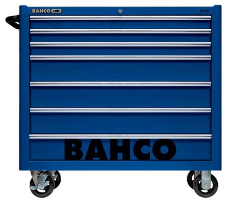 1475KXL7BLUE Bahco 7 Shelf Trolley, 986 x 501 x 1100mm, 30kg Load