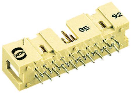 09185146324 HARTING SEK 18 Series Straight Through Hole PCB Header, 14 Contact(s), 2.54 mm Pitch, 2 Row, Shrouded