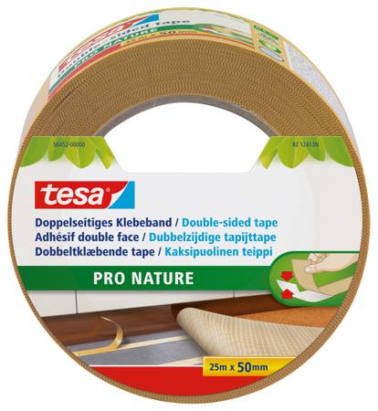 56452-00000-11 Tesa 56452 Beige Double Sided Tape, Natural Rubber Backing, 50mm x 25mm