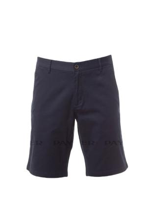 S00278-P104-08007-31 Paperwear CLASSY SHORTS Navy Blue 2% Elastane, 98% Cotton Work shorts, 31in