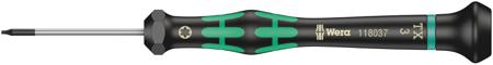 05118037001 Wera Torx Precision Screwdriver, T3 Tip, 40 mm Blade, 137 mm Overall