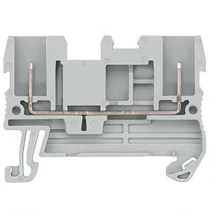 8WH5000-0AF00 Siemens 8WH Series Grey Din Rail Terminal, 2.5mm², 1-Level, Plug-In Termination, CSA