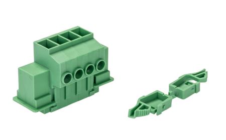 1716522 Phoenix Contact, 7.62mm Pitch, DFK-PC 5/ 4-ST-7.62, 4 Way, , Pluggable Terminal Block, Feed Through Plug, Cable Mount,