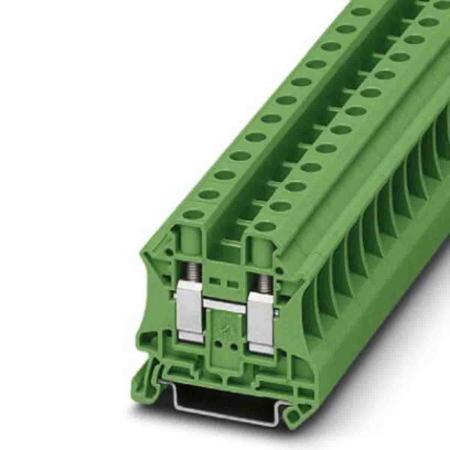 3046333 Phoenix Contact  UT 10 Series Green, 0.5 → 16mm², Screw Termination, ATEX, IECEx