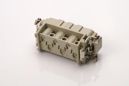 192-603 RS PRO Heavy Duty Power Connector Insert, 35A, Male, 6 + p Contacts