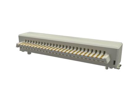10162583-411151LF Amphenol Communications Solutions Conan Lite Series Right Angle Surface PCB Header, 51 Contact(s), 1 mm Pitch, Shrouded