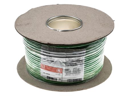 185-3939 6491B 6.0 LSNH  GREEN/YELLOW 100 MTR RLS