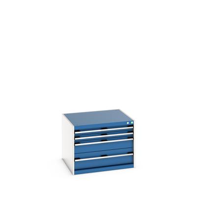40028091-11V Bott 4 Cabinet, Steel, 600mm x 750mm x 800mm, Blue