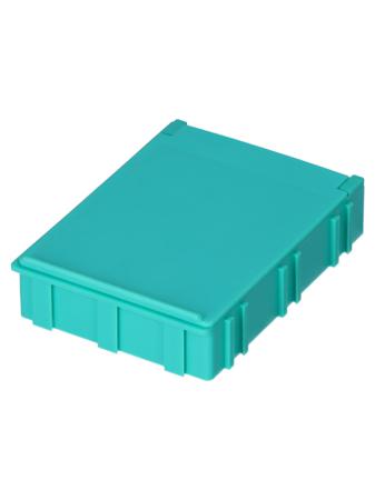 8150038 Licefa 1 Cell Green SB Compartment Box, 21mm x 63mm x 85.3mm