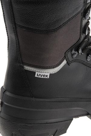 8402245 Uvex Quatro Pro Black ESD Safe Steel Toe Capped Mens Ankle Safety Boots, EU 45