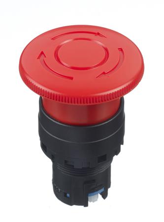HW1B-V4R Idec HW Series, Twist Release, Emergency Stop Push Button Head