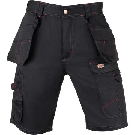 DK0A4XSIBLK136 Dickies Redhawk Pro Black 35% Cotton, 65% Polyester Work shorts, 36in