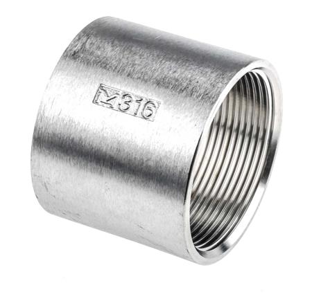 499-3164 RS Pro Stainless Steel Socket 2in G(P) Female x 2in G(P) Female