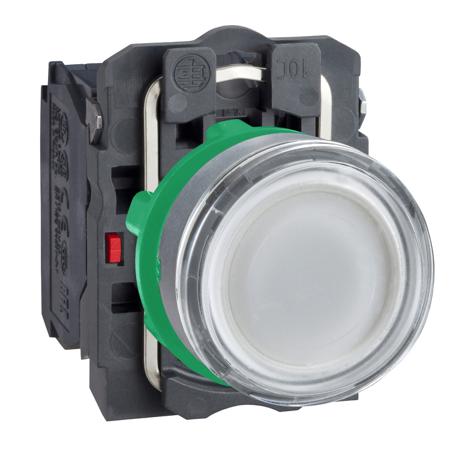 XB5AW31B5C0 Schneider Electric XB5 Series Illuminated Push Button, 22mm Cutout, SPDT, 24V, IP66, IP67