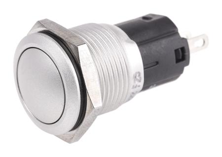 82-4571.1000 EAO 82 Series Push Button Switch, Momentary, Panel Mount, 16mm Cutout, SPDT, 240V, IP65, IP67
