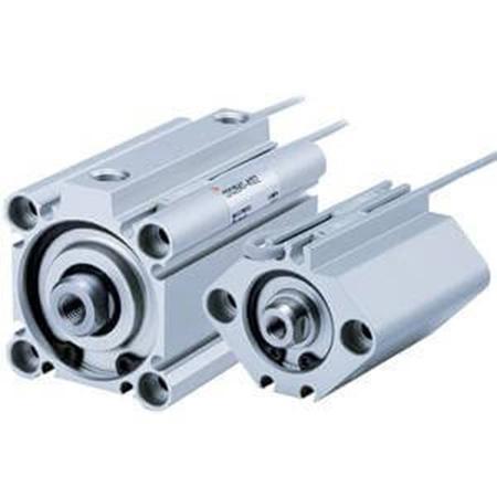 CQ2B16-25D SMC Pneumatic Compact Cylinder 16mm Bore, 25mm Stroke, CQ2 Series, Double Acting