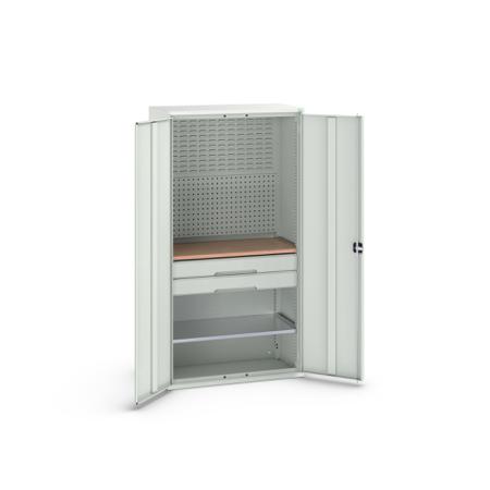 16926571.16 Bott 2 Door, 2 Drawer Sheet Steel Cupboard, 1050 x 550 x 2000mm