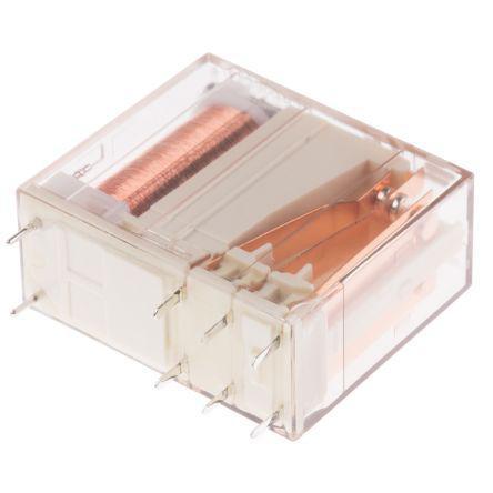 RP820024 TE Connectivity DPDT Non-Latching Relay PCB Mount, 24V dc Coil, 8 A