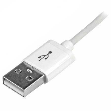 USBLT1MW Startech Male USB A to Male Apple Lightning Connector USB Cable, 1m, USB A