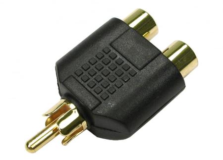 286-2903 RS PRO A/V Connector Adapter, Male RCA to Female RCA