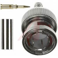 112521 connector,rf coaxial,bnc str crimp plug,captive contact,75 ohm,rg180,195,b8218
