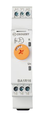 BA1R16MV1 Crouzet Syr-Line Series DIN Rail Mount Timer Relay, 12 → 240V ac/dc, 1-Contact, 0.5 s → 10days,