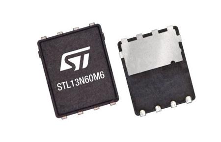STL10N60M6 STMicroelectronics Type N-Channel MOSFET, 5.5 A, 600 V Enhancement, 8-Pin PowerFLAT