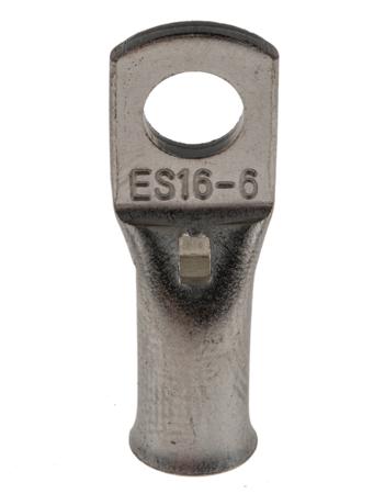 841-7617 RS Pro Uninsulated Tin Plated Tubular Ring Terminal, 6mm Stud Size, 16mm² to 16mm²