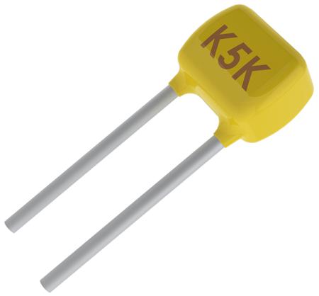 C320C105K5N5TA91707301 KEMET 1μF Multilayer Ceramic Capacitor MLCC, 50V dc V, ±10% , Through Hole