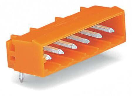 231-536/001-000 WAGO 231 Series Angled Horizontal and Vertical Mount PCB Header, 6 Contact(s), 5.08 mm Pitch, 1 Row