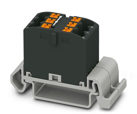 3273146 Phoenix Contact Distribution Block, 6 Way, 4mm², 24A, 690 V, Black